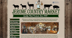 Desktop Screenshot of jeromecountrymarketllc.com