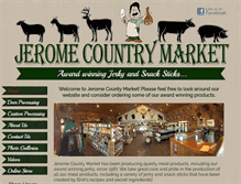 Tablet Screenshot of jeromecountrymarketllc.com